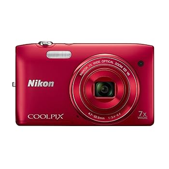 Amazon.co.jp: Nikon COOLPIX S3500RD Digital Camera, 7x